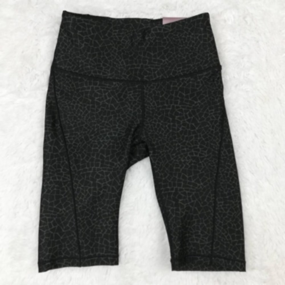 Calia Shorts Womens Stay The Path High Rise Bike Black Stretch XS New